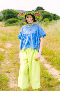 Mushroom Top in Neptune Cotton (RTS)