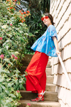 Mushroom Top in Neptune Cotton (RTS)