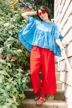 Mushroom Top in Neptune Cotton (RTS)