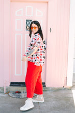 Mushroom Top in Red Plaid (RTS)