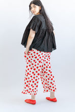 Ruffle Pants in Strawberry Cotton Poplin (PREORDER)