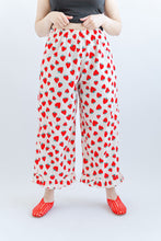 Ruffle Pants in Strawberry Cotton Poplin (PREORDER)