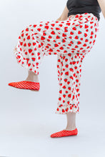 Ruffle Pants in Strawberry Cotton Poplin (PREORDER)