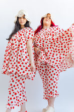 Ruffle Pants in Strawberry Cotton Poplin (PREORDER)