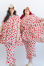 Ruffle Pants in Strawberry Cotton Poplin (PREORDER)