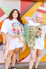 Lipstick Pig T-Shirt in White Cotton (RTS)