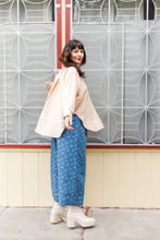 Soft Volume Long Sleeve Top in Pink/Yellow Plaid Flannel (RTS)