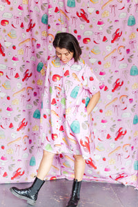 Nettle Studios - Dinner Party Collection - Collared Swing Dress