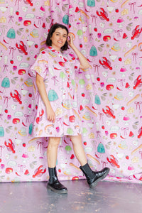 Nettle Studios - Dinner Party Collection - Collared Swing Dress