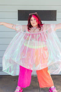 Mushroom Dress in Pink Metallic (RTS)