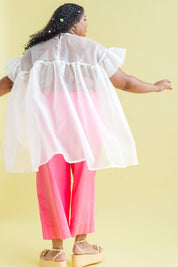 SILK ORGANZA MINI MUSHROOM DRESS