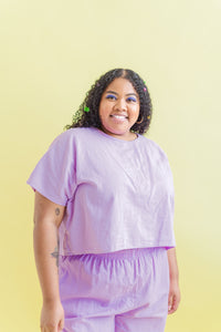 Tee in Lilac Linen (RTS)