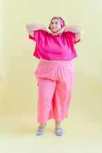 Mid Easy Pant in Bubble Gum Linen (RTS)