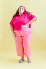Mid Easy Pant in Bubble Gum Linen (RTS)