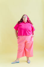 Mid Easy Pant in Bubble Gum Linen (RTS)