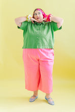 Mid Easy Pant in Bubble Gum Linen (RTS)