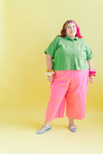Mid Easy Pant in Bubble Gum Linen (RTS)