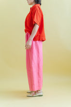 Mid Easy Pant in Bubble Gum Linen (RTS)