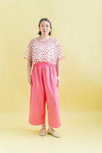 Mid Easy Pant in Bubble Gum Linen (RTS)