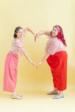 Mid Easy Pant in Bubble Gum Linen (RTS)