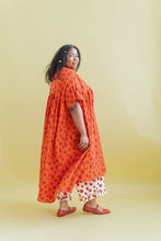Mushroom Dress in Strawberry Margarita Cotton Poplin (RTS)