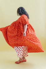 Mushroom Dress in Strawberry Margarita Cotton Poplin (RTS)