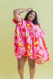 PETAL POP MINI MUSHROOM DRESS
