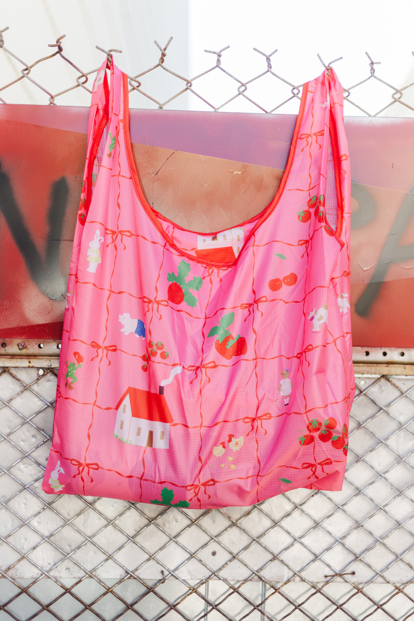 Nylon Tote - Cottage Core (RTS)