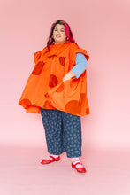 Orange Dot Mini Mushroom Dress