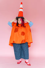 Orange Dot Mini Mushroom Dress