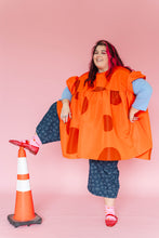 Orange Dot Mini Mushroom Dress