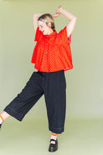 Black Daisy Denim Mid Easy Pant