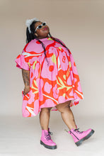 Mini Mushroom Dress in Petal Pop