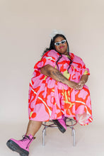 Mini Mushroom Dress in Petal Pop