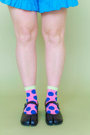 Taffy Dot Socks