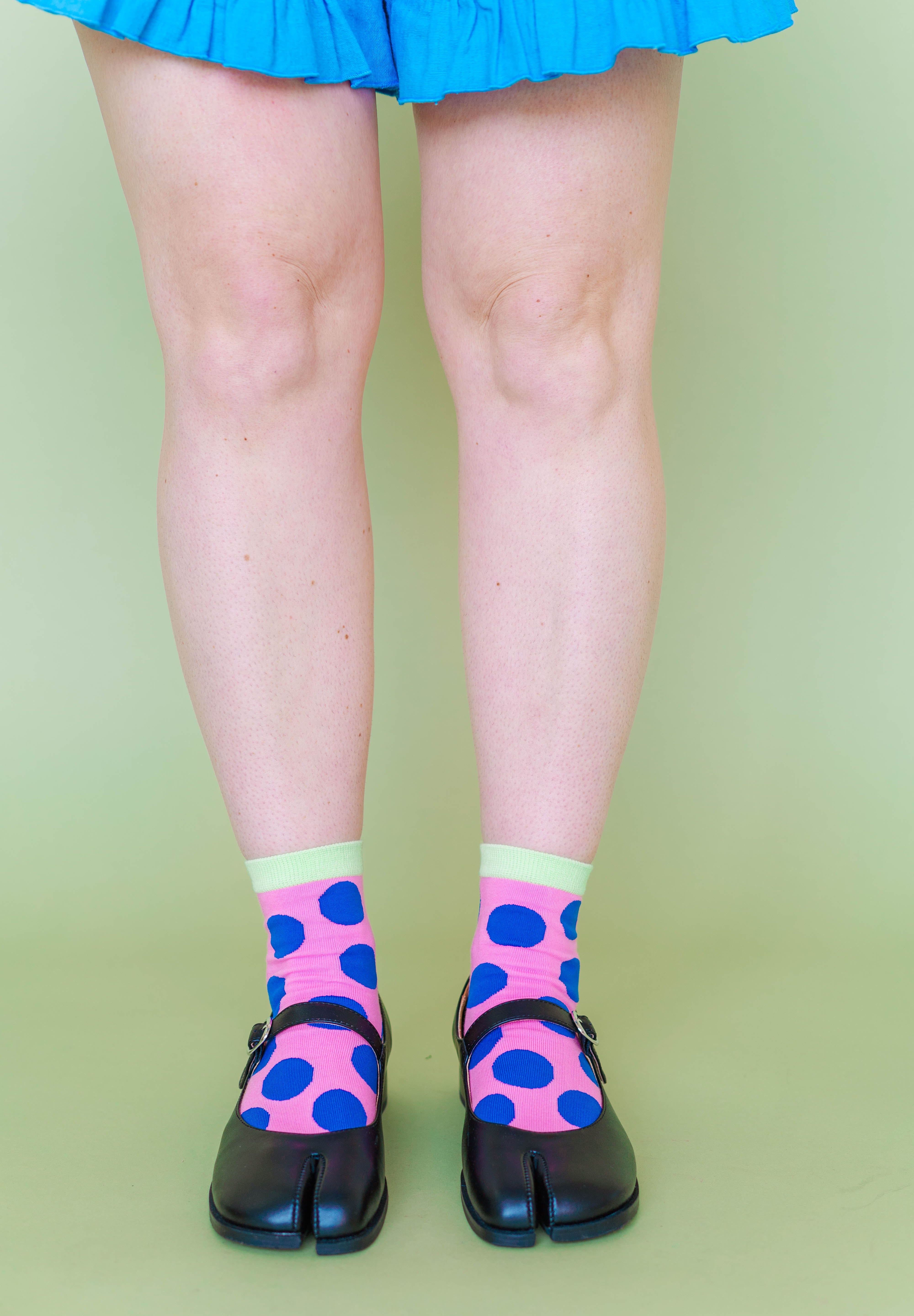 Taffy Dot Socks