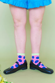 Taffy Dot Socks