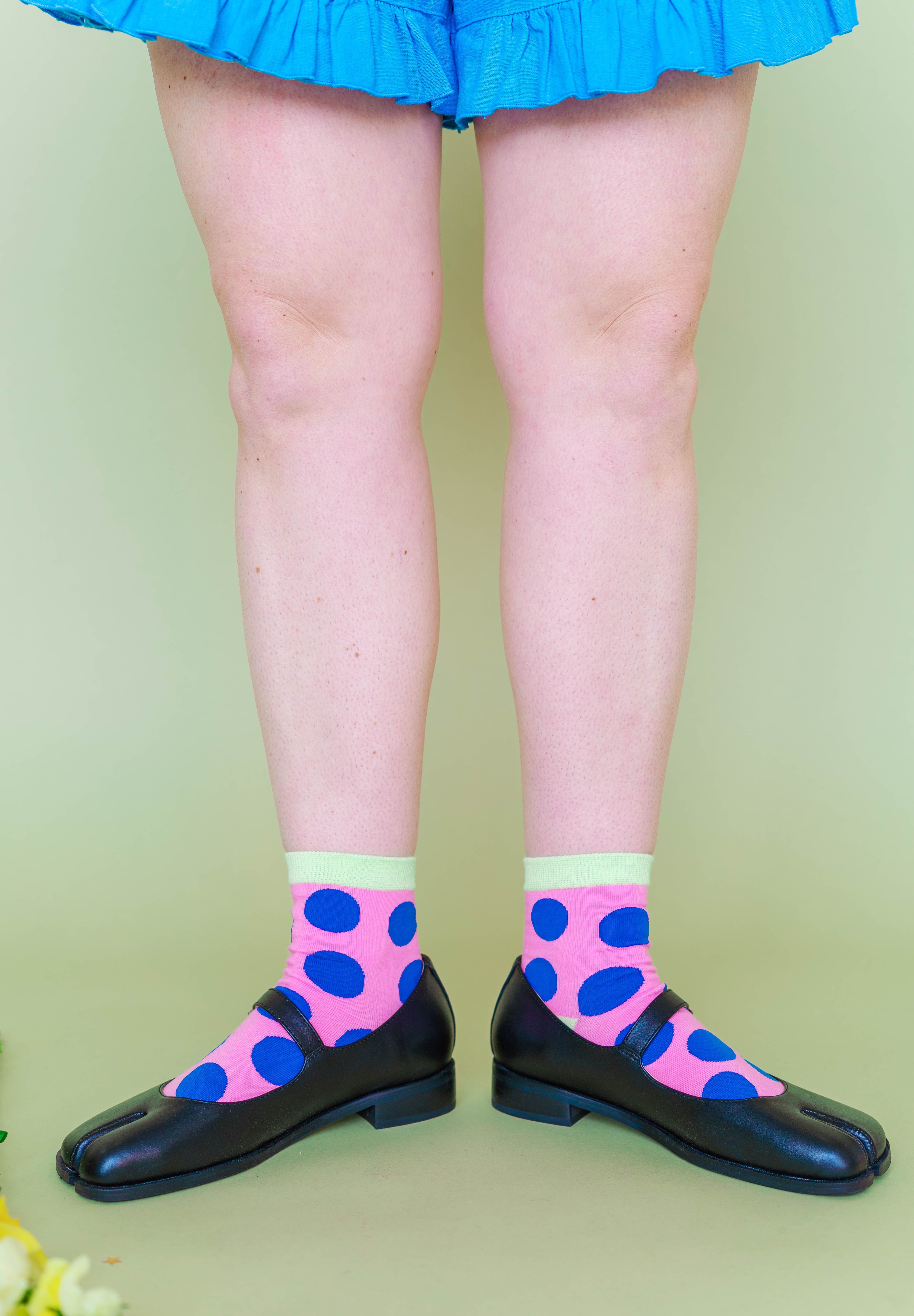 Taffy Dot Socks