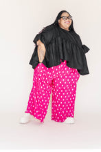 Black Crinkle Mushroom Top