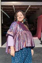 Purple Glitter Gel Pen Mushroom Top