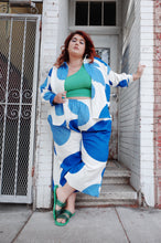 Soft Volume Long Sleeve Button Up in Dottie