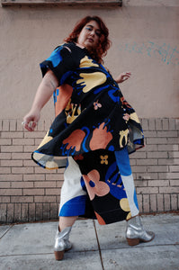 Collared Swing Dress in Sourpuss