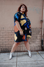 Collared Swing Dress in Sourpuss