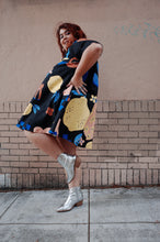 Collared Swing Dress in Sourpuss