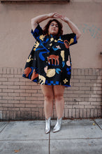 Collared Swing Dress in Sourpuss