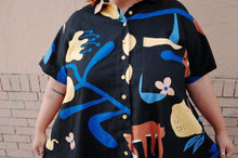 Collared Swing Dress in Sourpuss