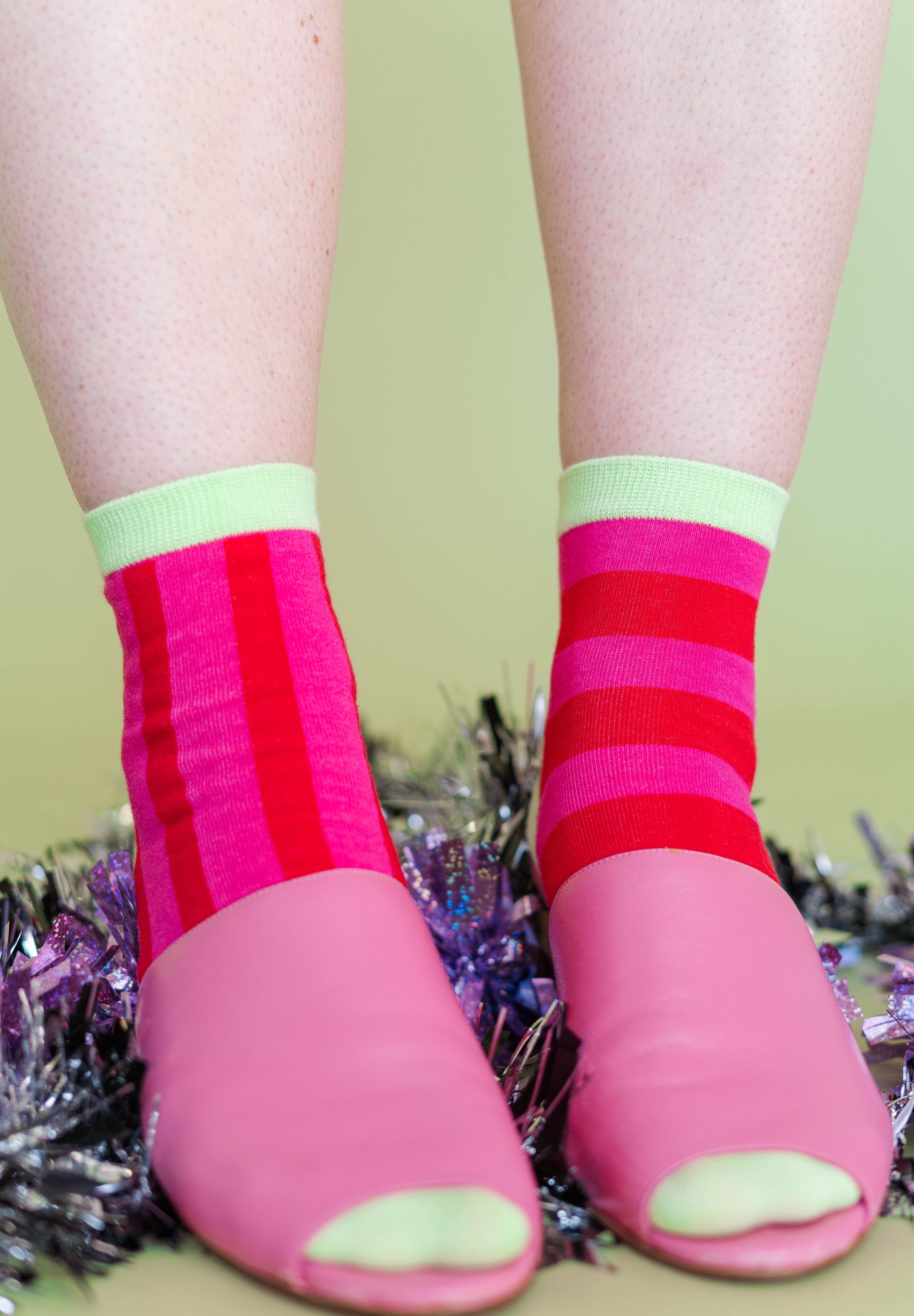 Sweetheart Stripe Socks