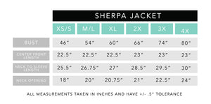 Sherpa Jacket in Matcha Latte (RTS)
