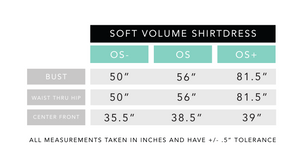 Soft Volume Shirt Dress in Oat Milk Linen (RTS)