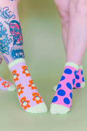 Taffy Dot Socks